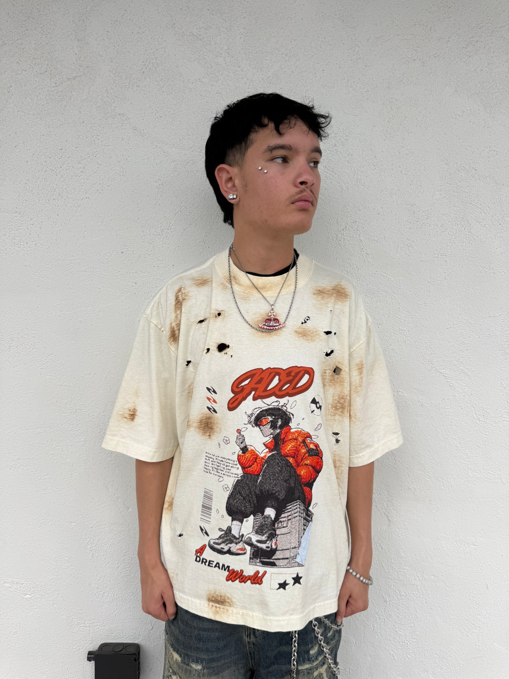 JADED BURNED TEE