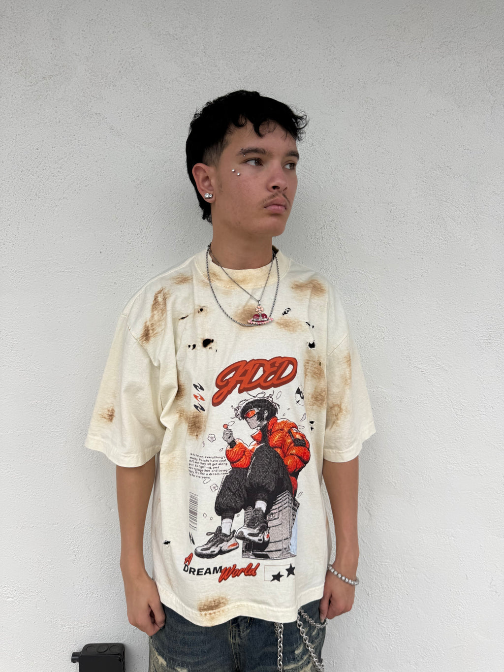 JADED BURNED TEE