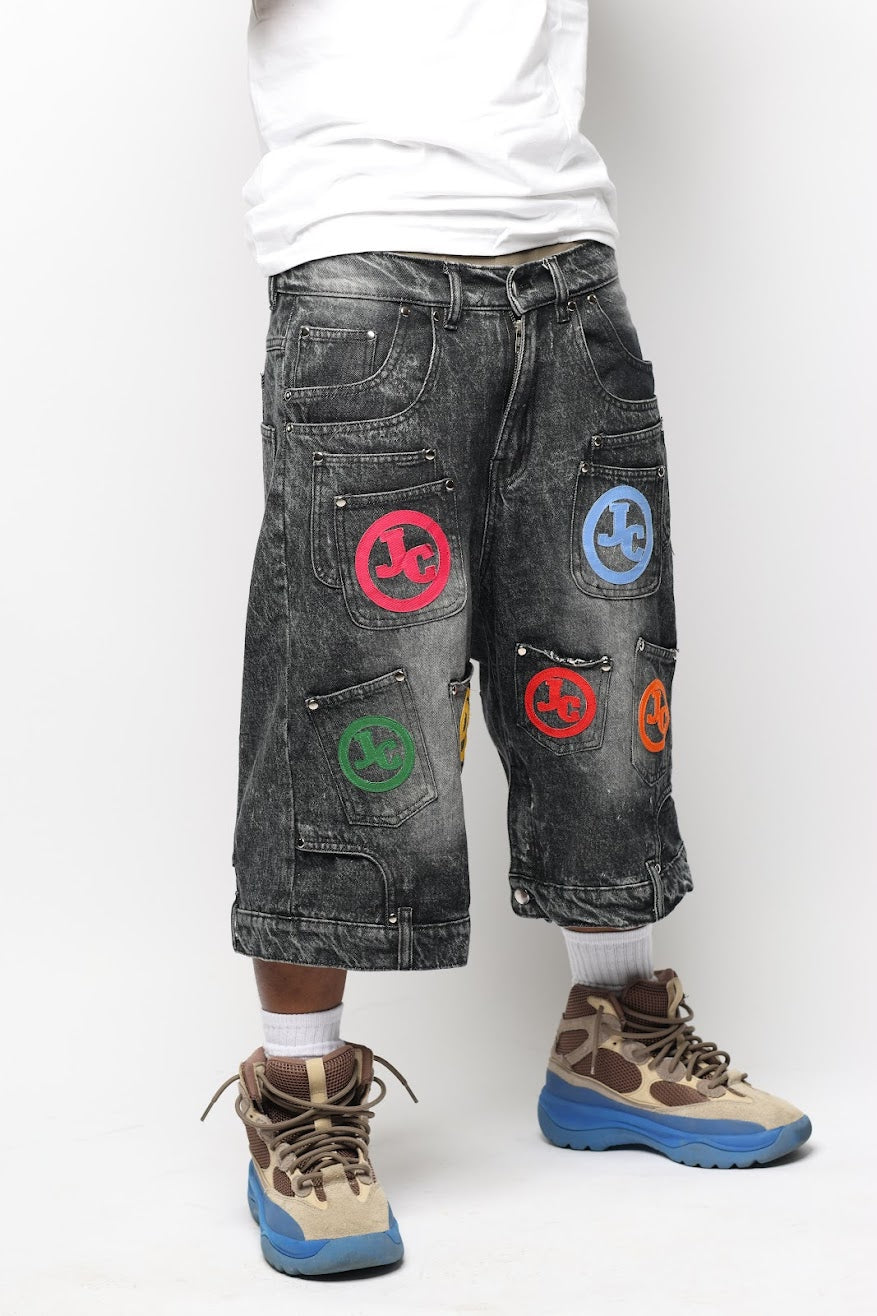 JADED POCKET JORTS