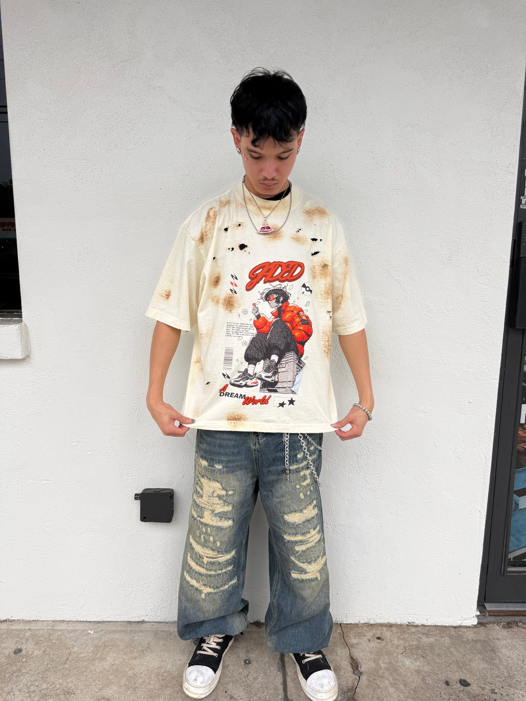 JADED BURNED TEE