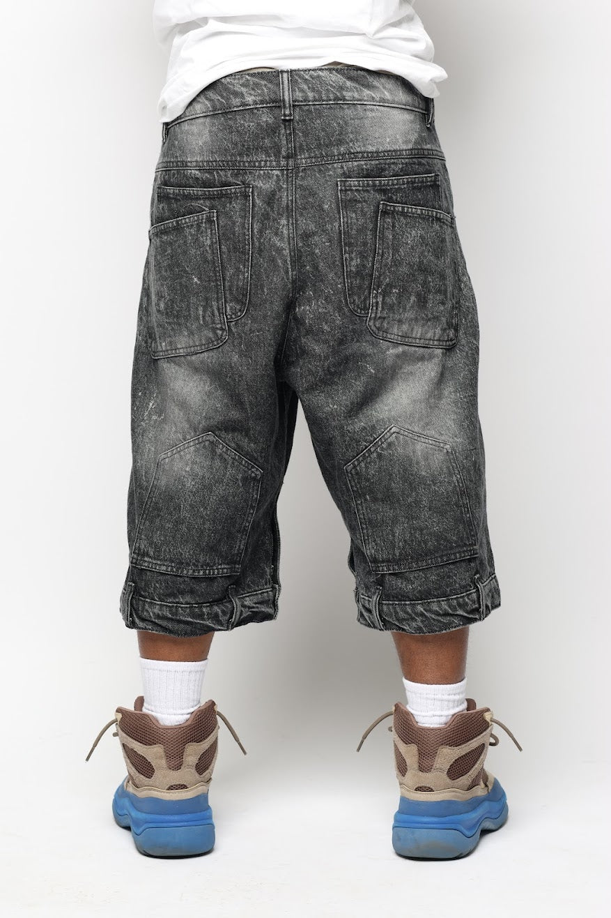 JADED POCKET JORTS