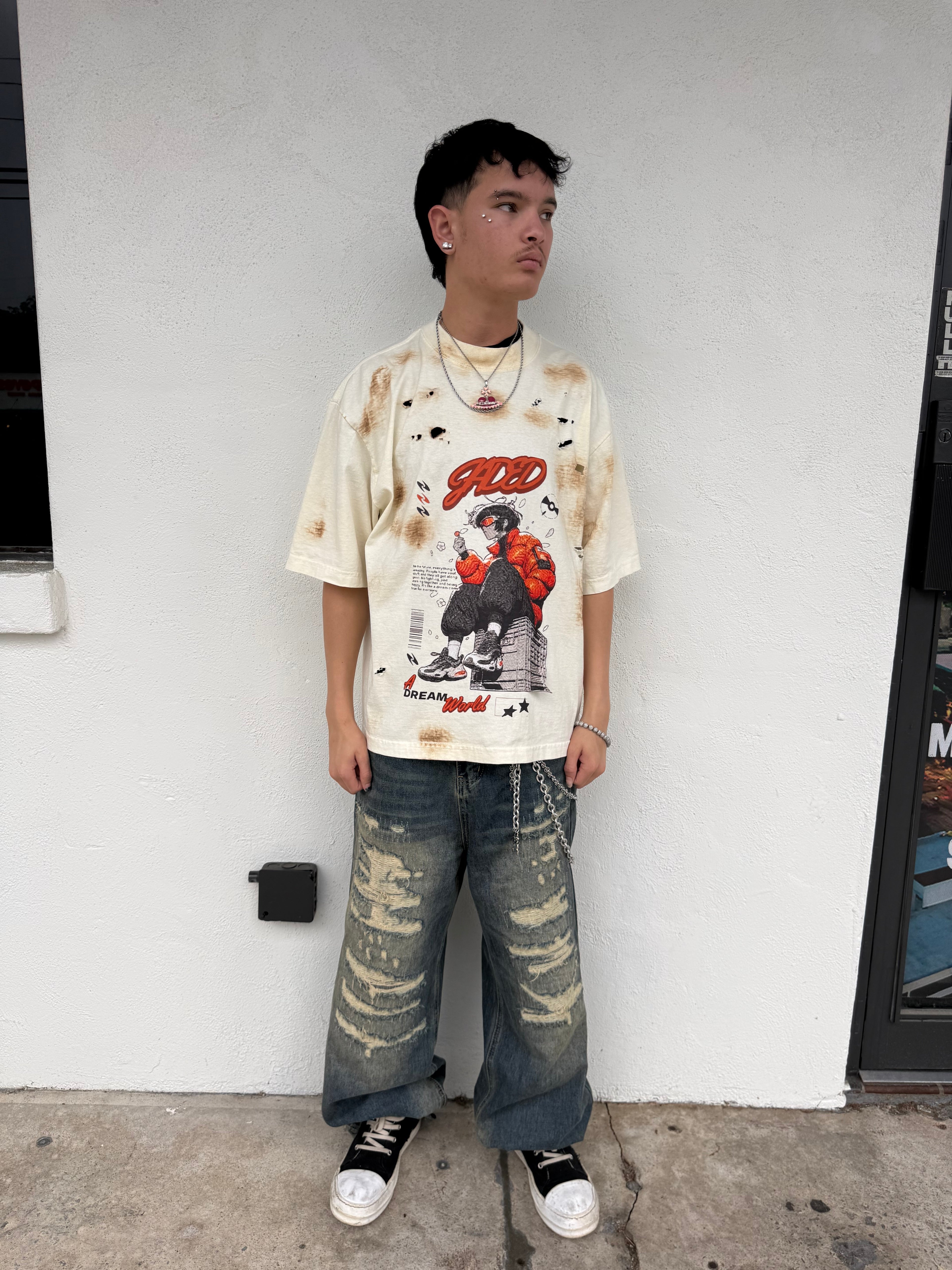 JADED BURNED TEE